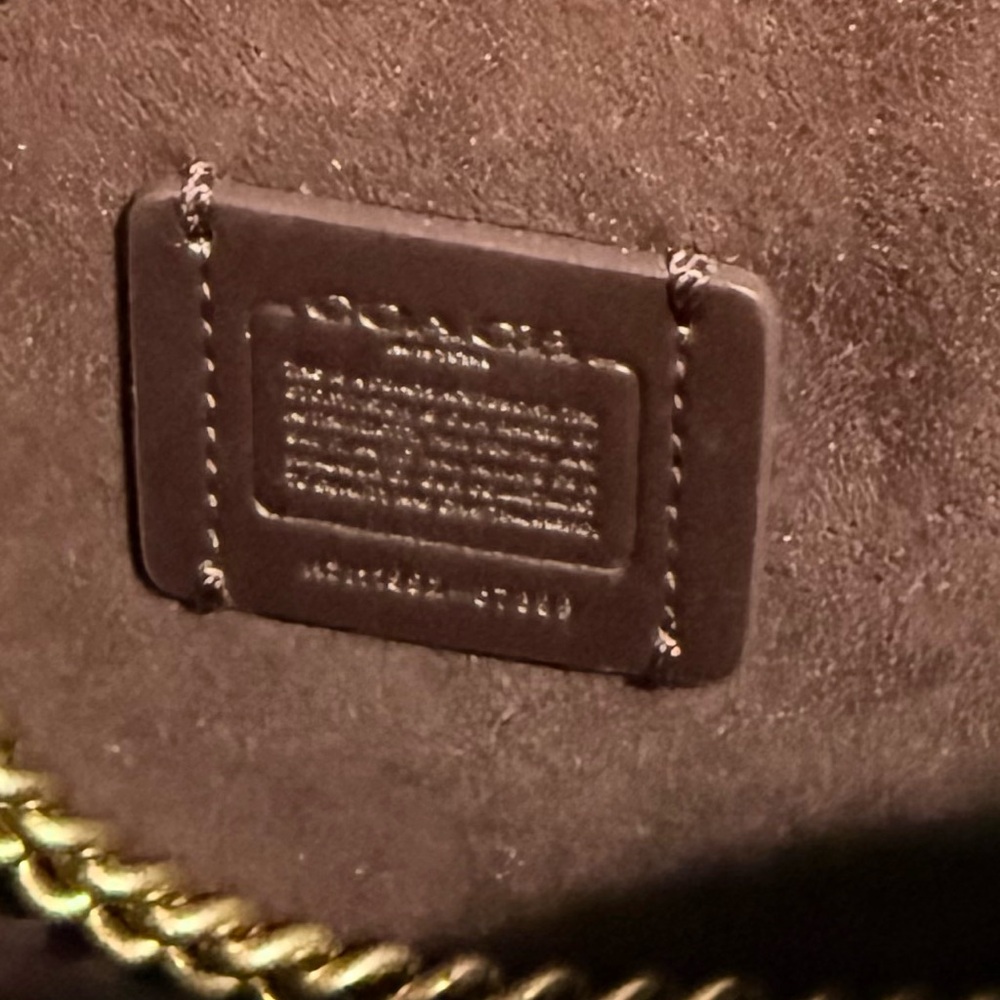Black Coach Leather Mini Bag - Picture 8 of 8